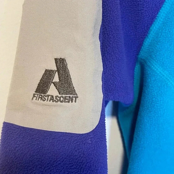 Eddie Bauer First Ascent Polartec Jacket W’s S Turquoise and Purple - Picture 7 of 9